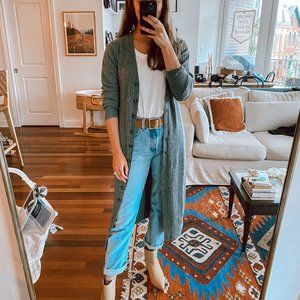 Able Elizabeth Rib Midi Cardigan